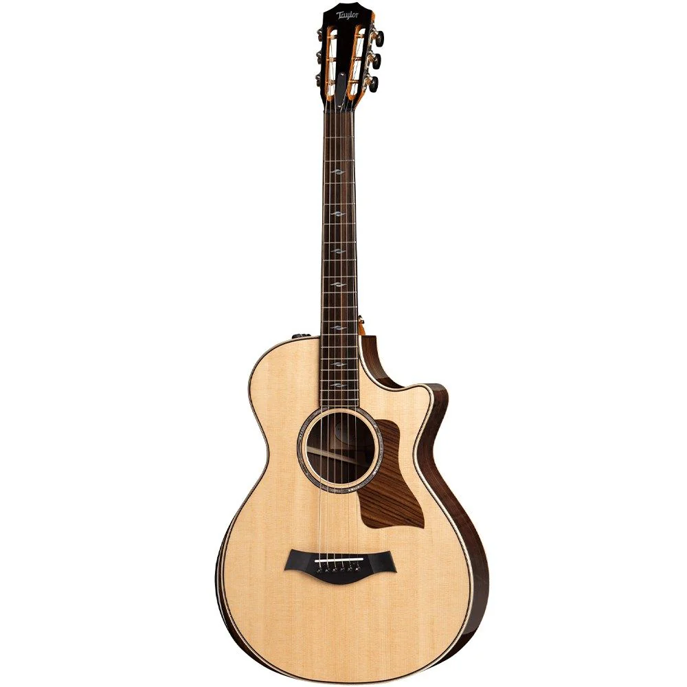 Taylor 812ce 12-Fret Grand Concert Acoustic Electric Guitar (Natural) inc Case