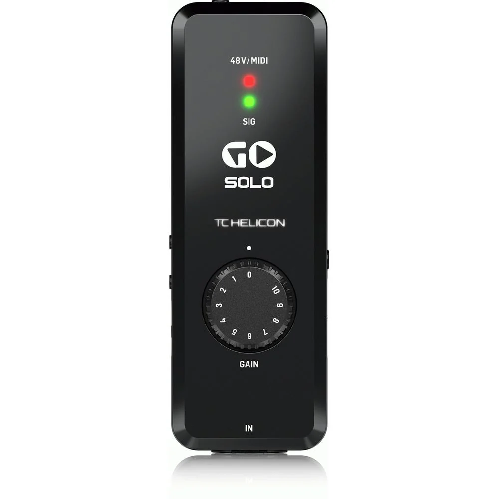 TC Helicon Go Solo High-Definition Audio/MIDI Interface for Mobile Devices