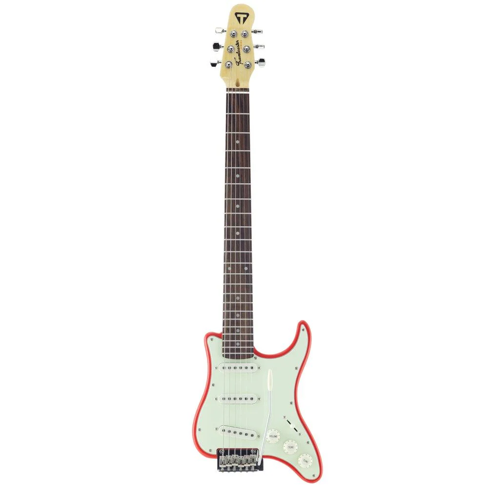 Traveler Guitar Travelcaster Deluxe Electric Guitar (Fiesta Red) inc Gig Bag