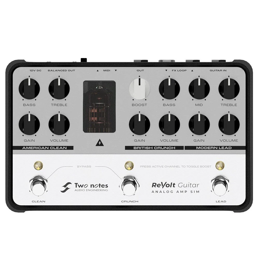 Two Notes Revolt Guitar 3 Channel Guitar Amp Simulator w/ All Analog Signal Path