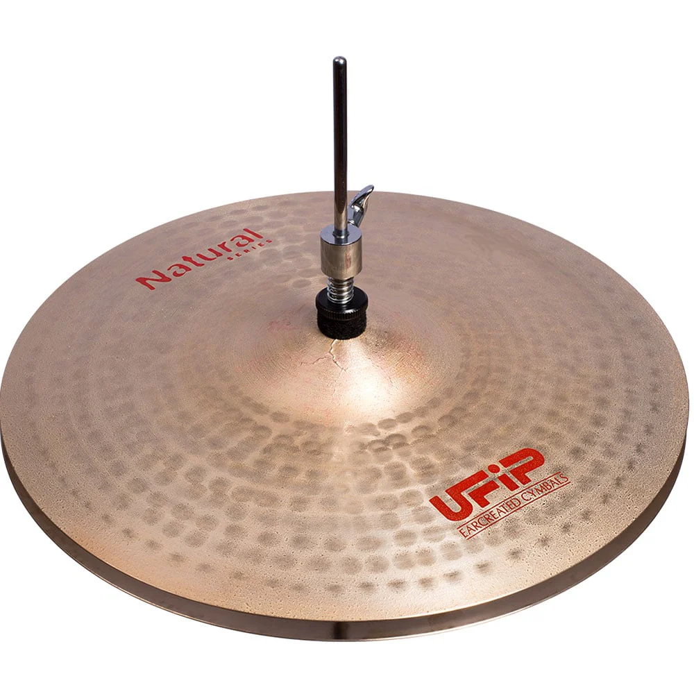 Ufip 14" Natural Medium Hi-Hat Cymbals (Pair)