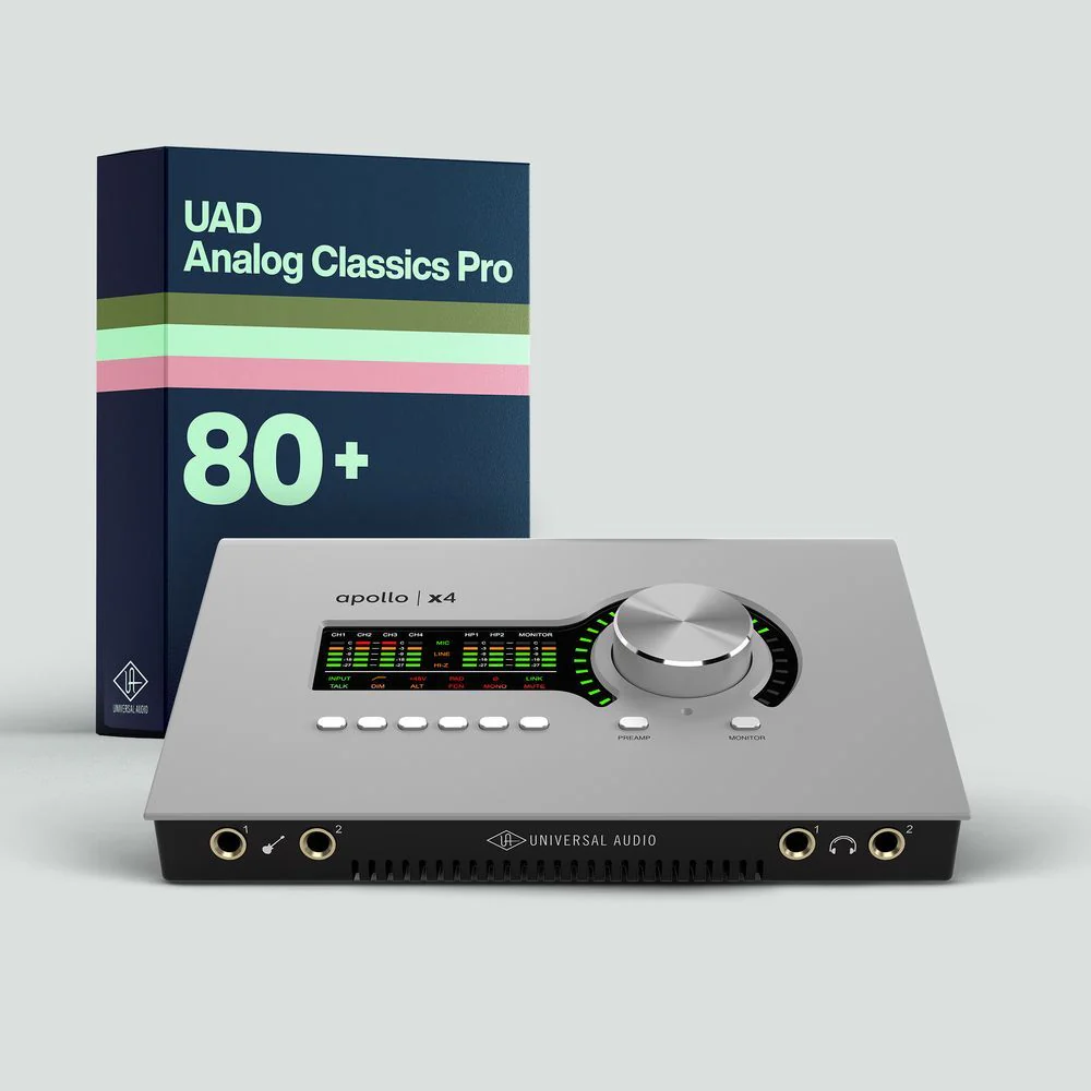 Universal Audio Apollo X4 Gen 2 TB3 Audio Interface w/ Analog Classics Pro Bundle