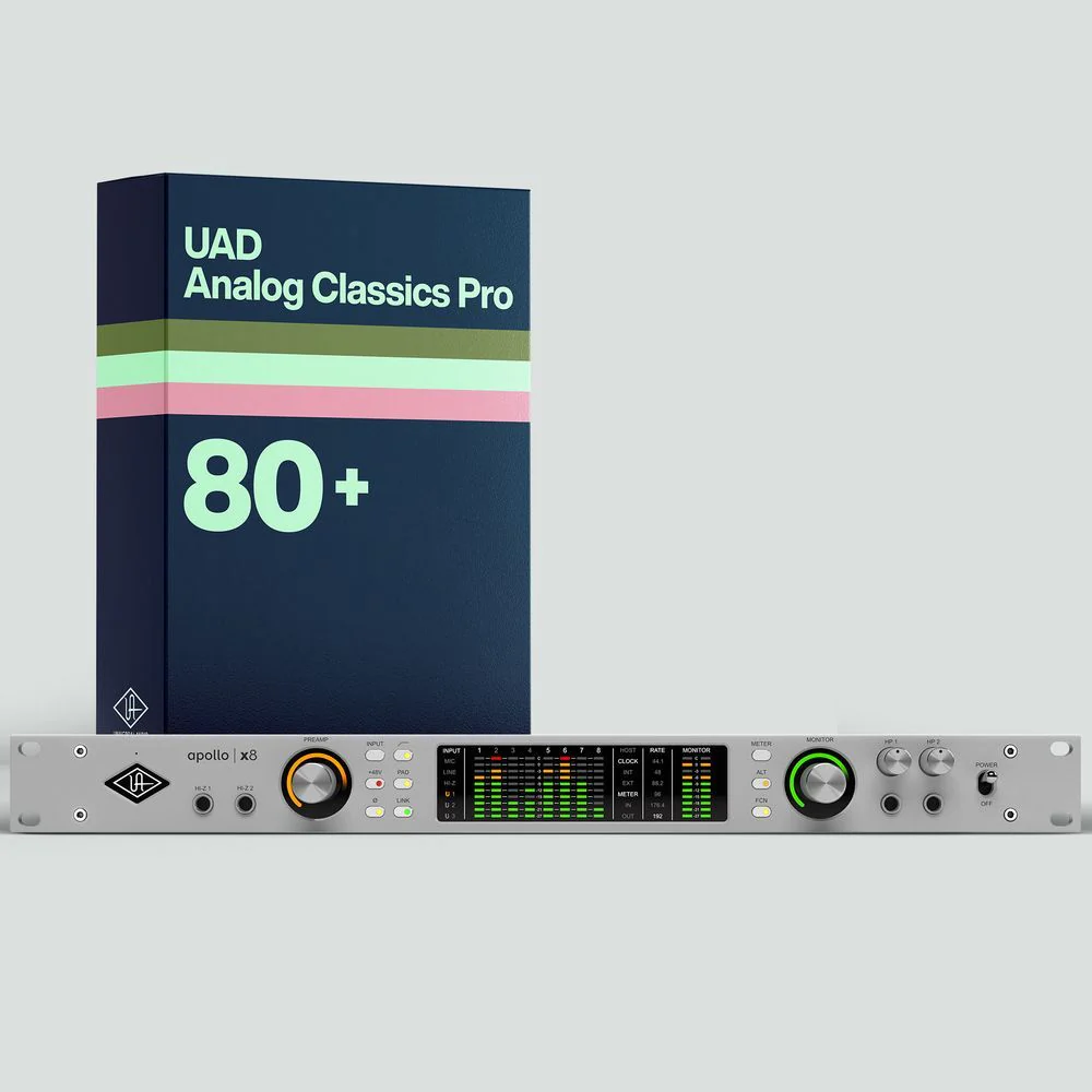 Universal Audio Apollo X8 Gen 2 TB3 Audio Interface w/ Analog Classics Pro Bundle