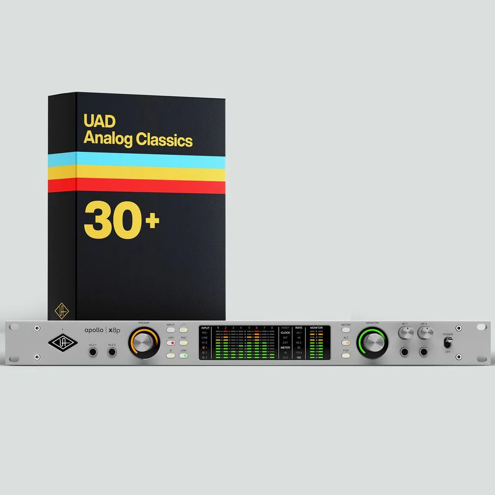 Universal Audio Apollo X8p Gen 2 TB3 Audio Interface w/ Analog Classics Bundle