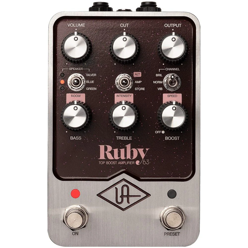 Universal Audio UAFX Ruby '63 Top Boost Amplifier