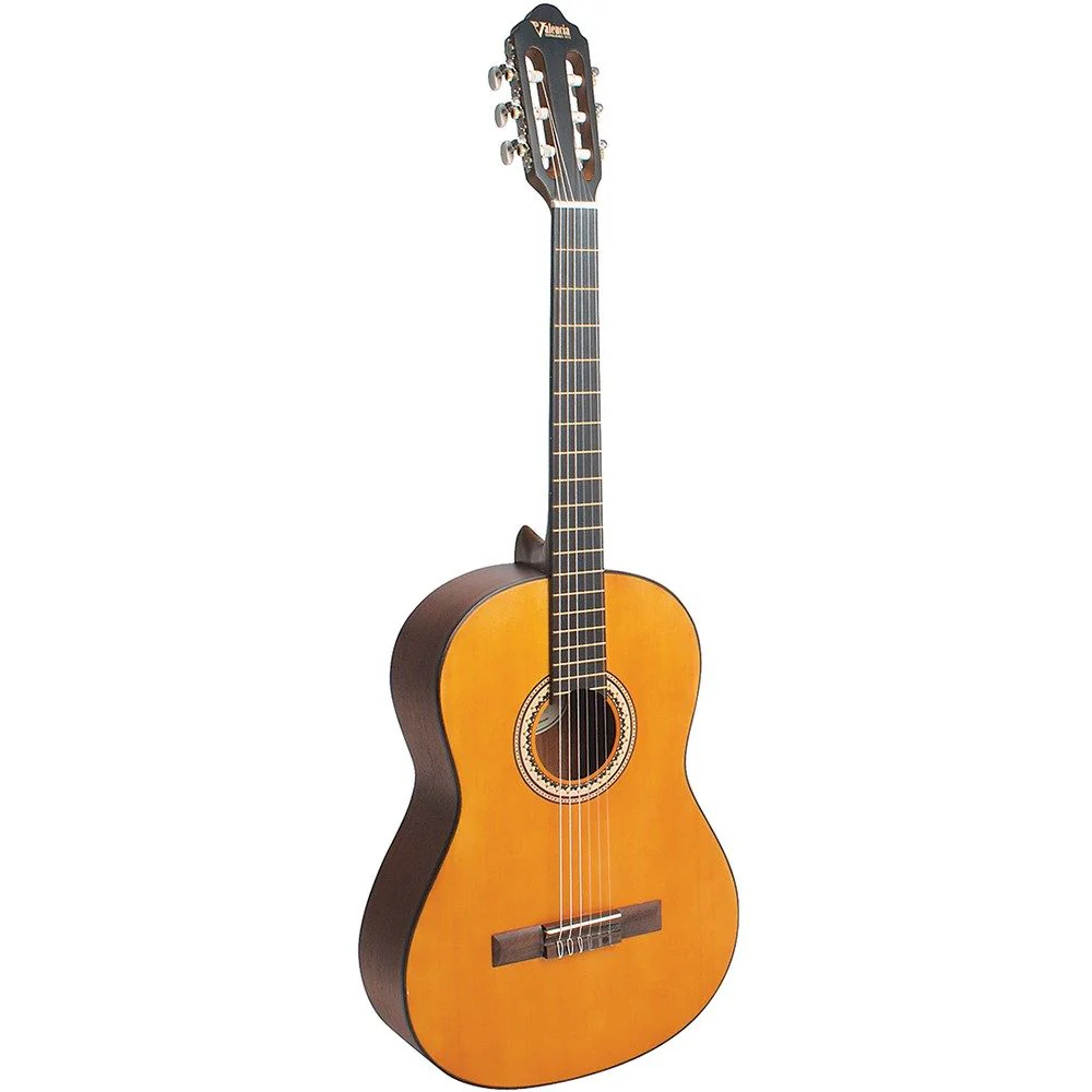 Valencia VC204 4/4 Classical Guitar (Natural Satin)