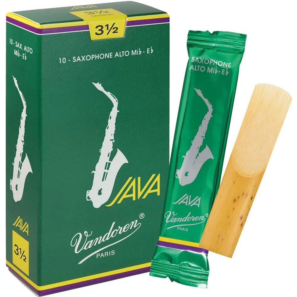 Vandoren Alto Sax Reed JAVA Strength 3.5 10 Pack