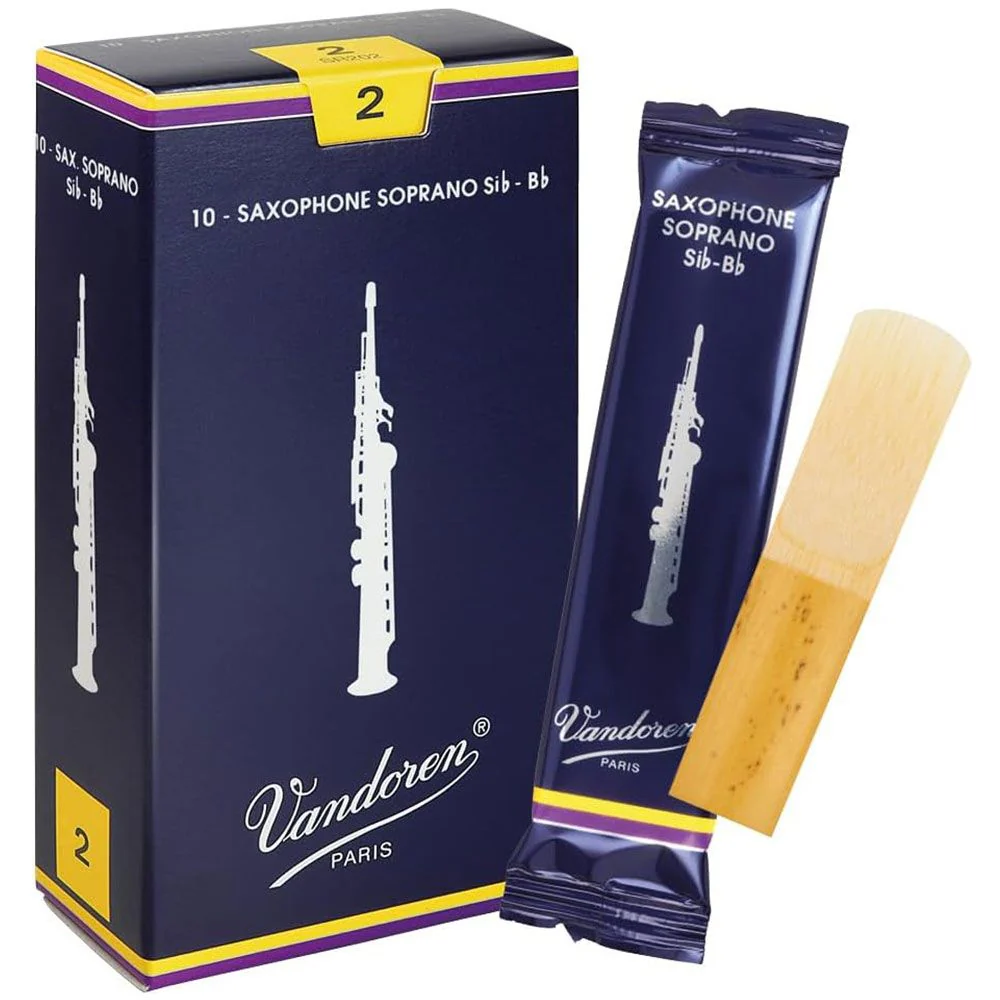 Vandoren Traditional Soprano Sax Reeds Strength 2 10 Pack