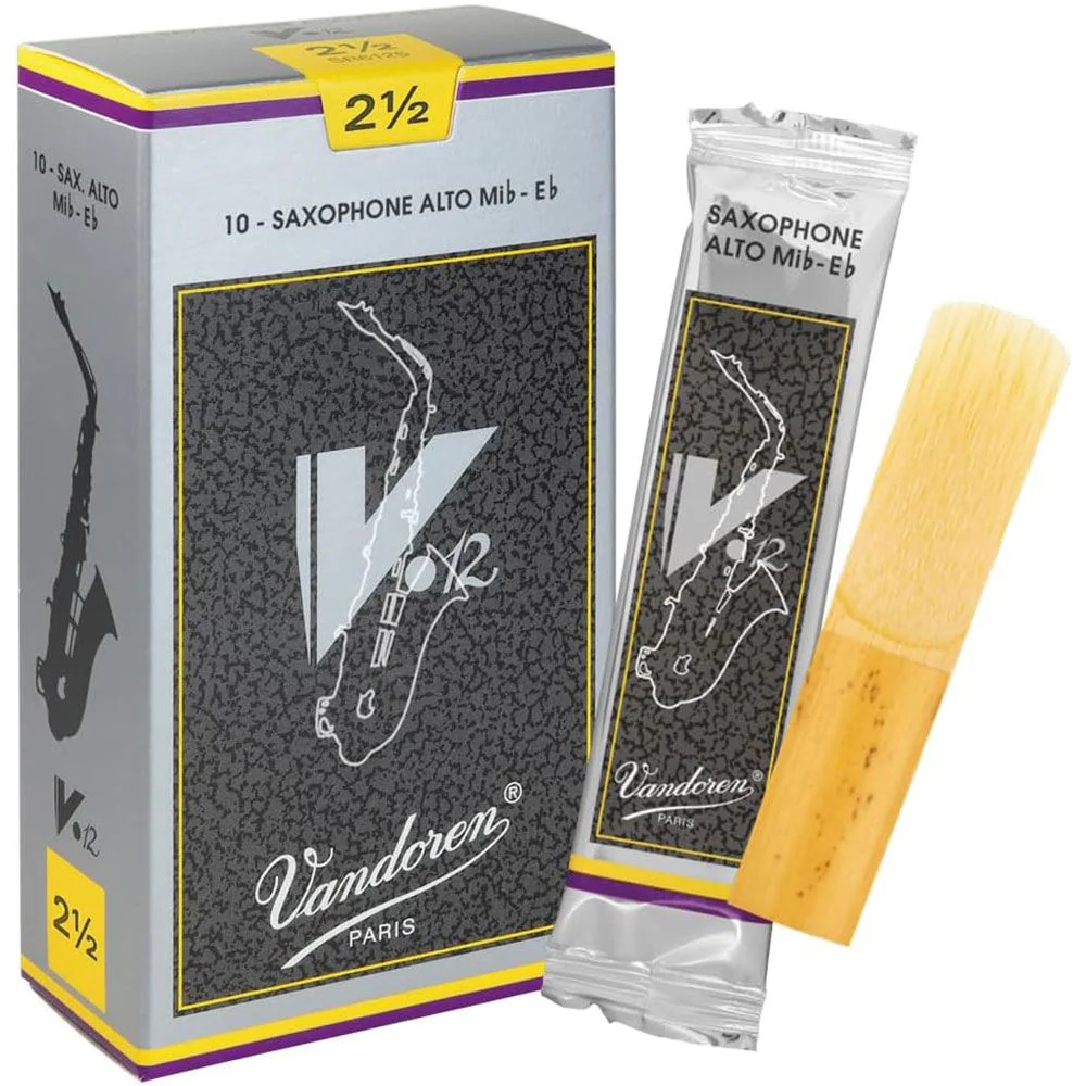 Vandoren V12 Alto Sax Reeds Strength 2.5 10 Pack