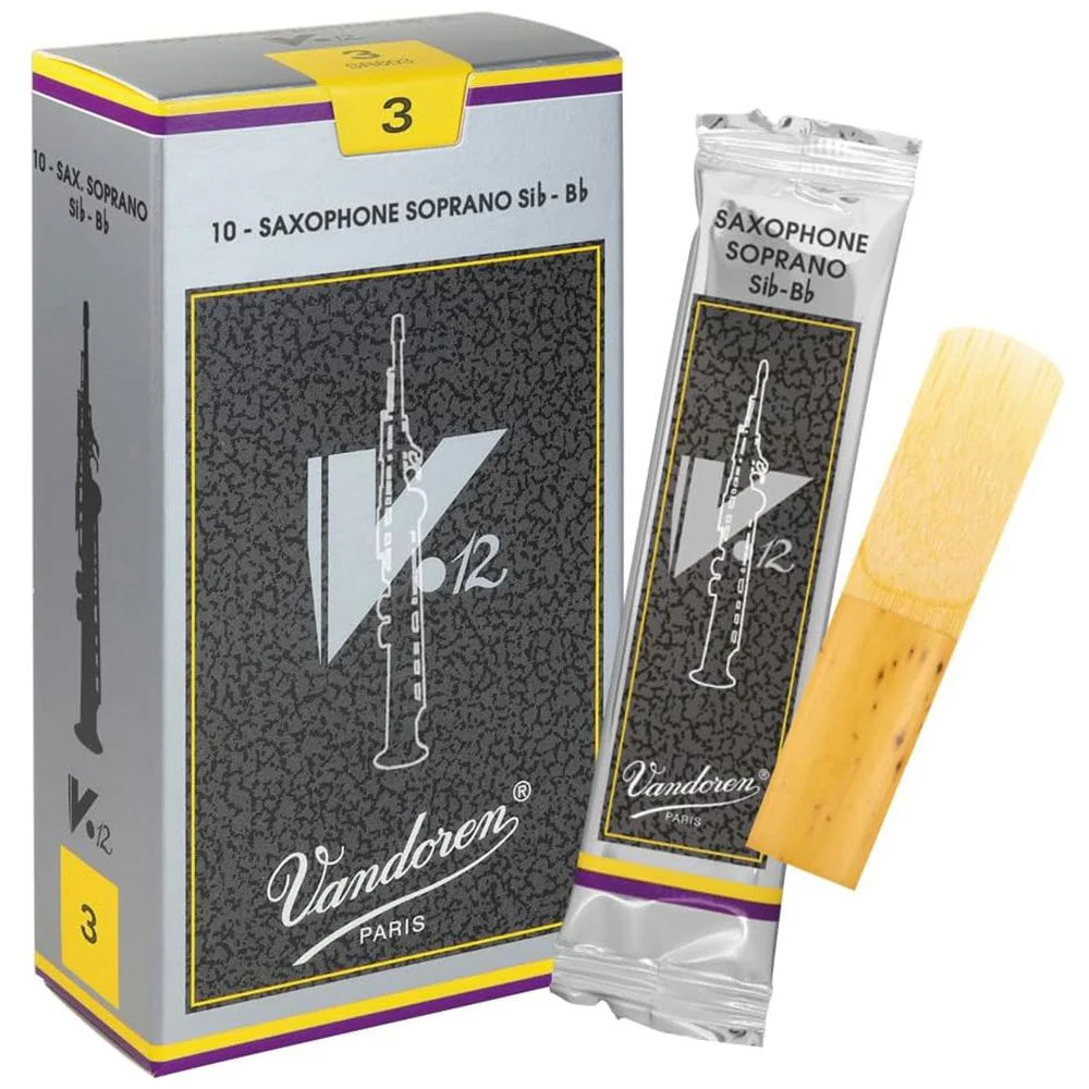 Vandoren V12 Soprano Sax Reeds Strength 3 10 Pack