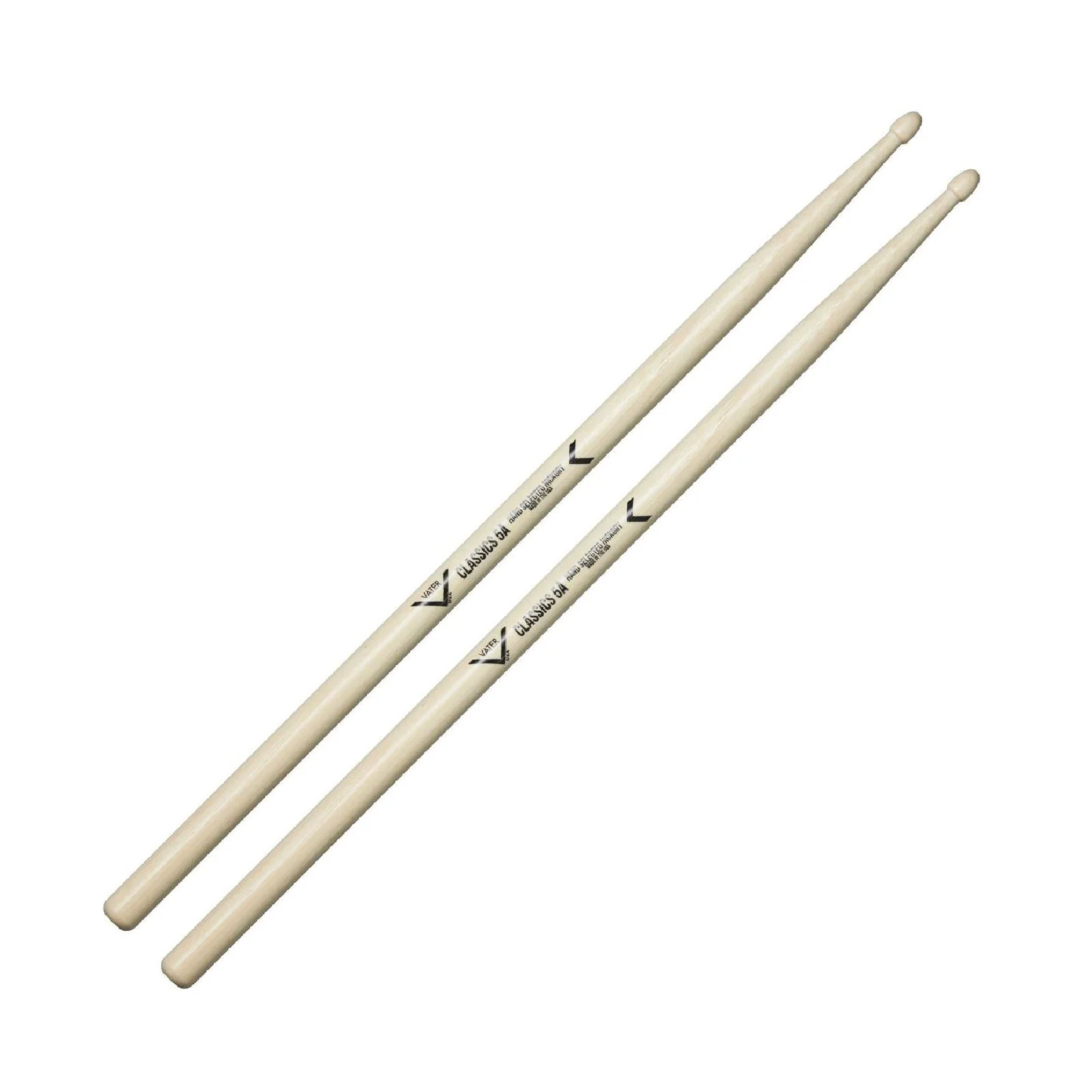 Vater VHC5AW Classics 5A American Hickory Wood Tip Drumsticks (Pair)