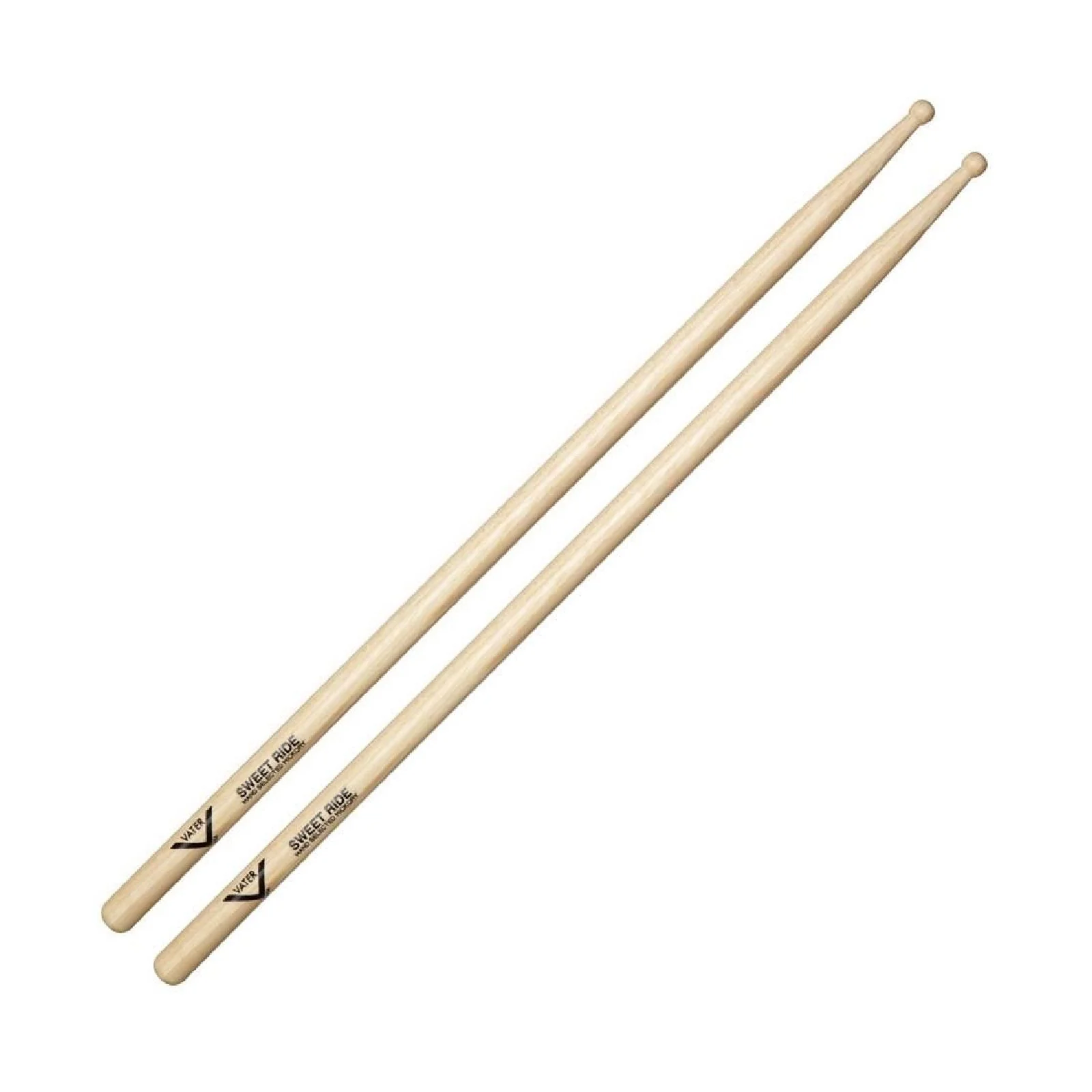 Vater VHSRW Sweetride American Hickory Wood Tip Drumsticks (Pair)