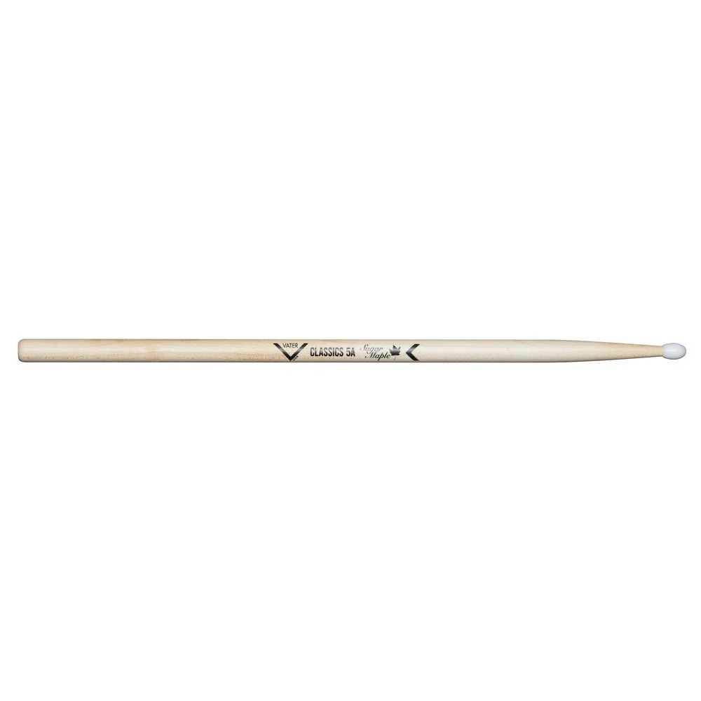 Vater VSMC5AN Sugar Maple Classics 5A Nylon Tip Drumsticks (Pair)