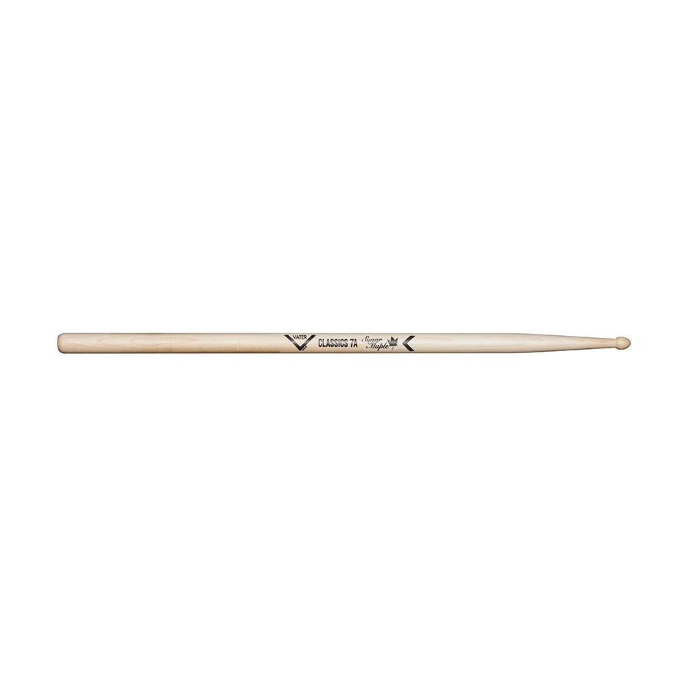 Vater VSMC7AN Sugar Maple Classics 7A Nylon Tip Drumsticks (Pair)