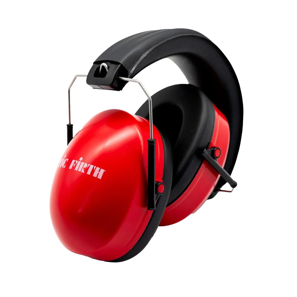 Vic Firth Kidphones V2 Isolation Headphones for Children (Red)