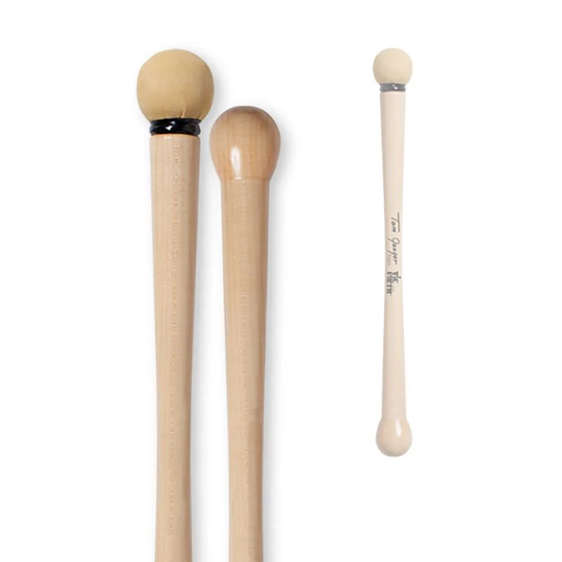 Vic Firth TG21 ChamoisWood Dual Bass DrumGong Mallets