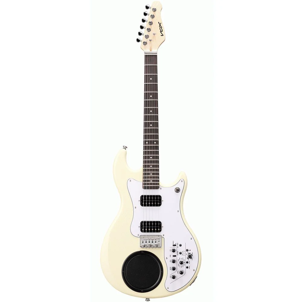 Vox APC-2 Electric Guitar w/ Built-In Speaker & FX (White)