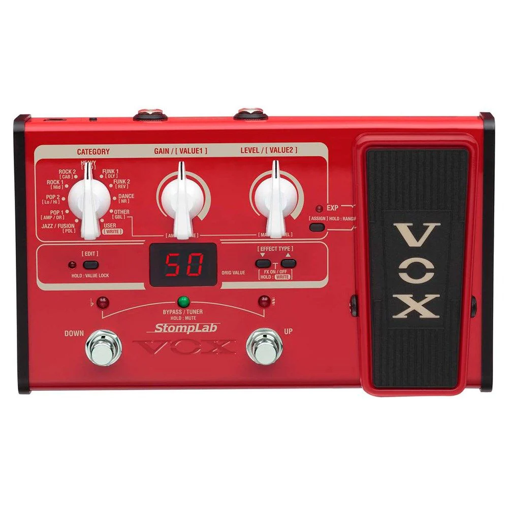 Vox STOMPLAB 2B - Bass Multi-Effects Processor w/ Expression Pedal