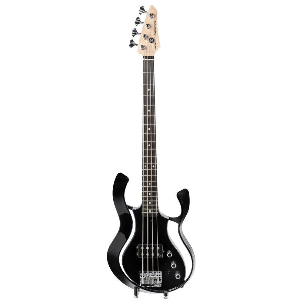 Vox VSB-1H Starstream Bass Guitar w/ Gig Bag (Black)