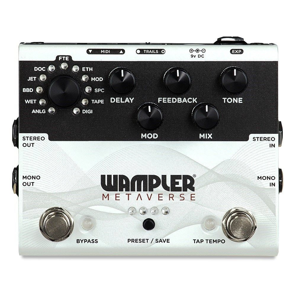 Wampler Metaverse Multi-Delay Effects Box w/ Advanced DSP & Programmable Presets