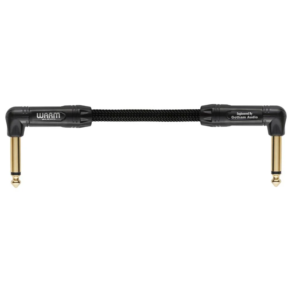 Warm Audio Premium Series Right-Angle to Same Patch Cable (6")