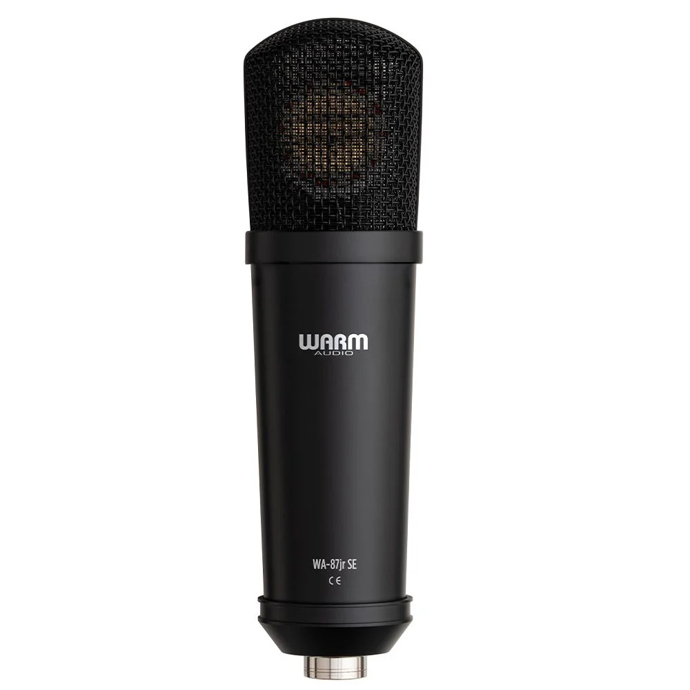 Warm Audio WA-87JR SE Large Diaphram Cardioid Condenser Microphone (Black)