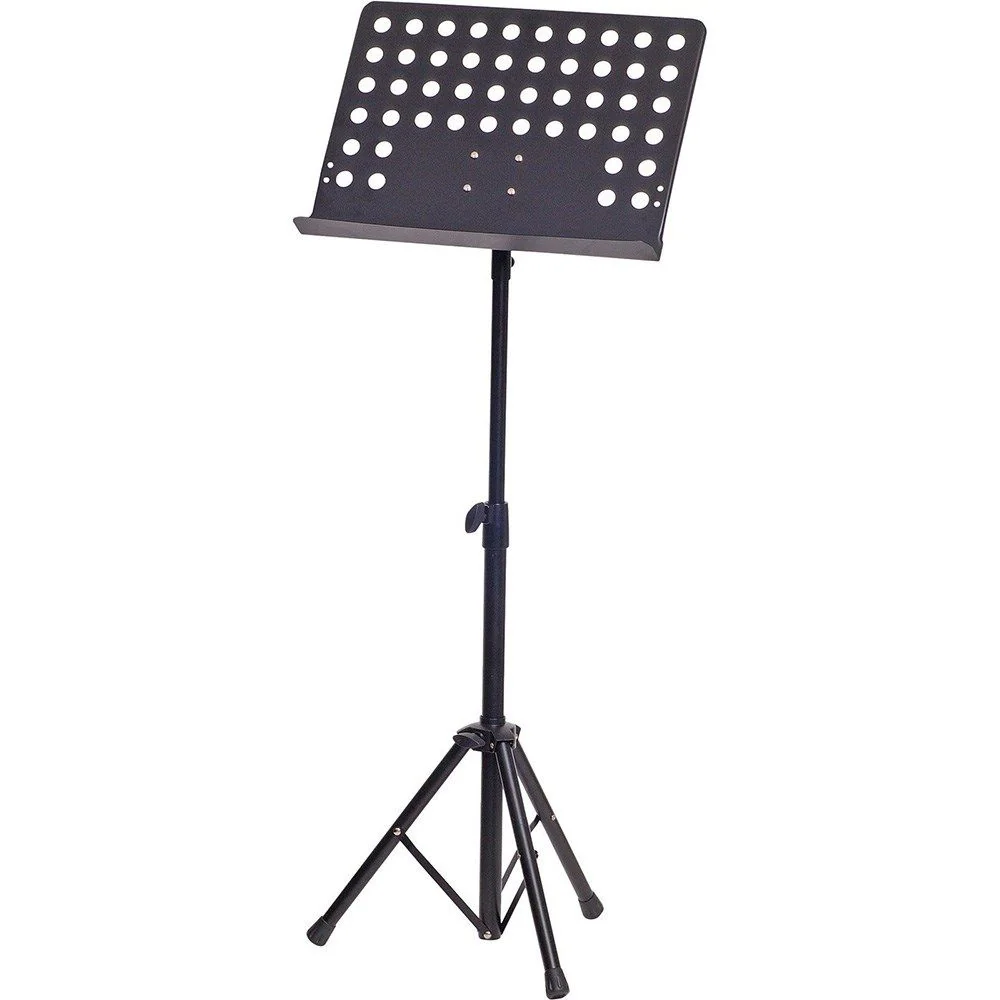 Xtreme Heavy Duty Pro Black Music Stand Perforated
