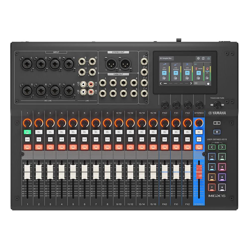 Yamaha MGX16 16-Channel Digital Mixing Console (Black)