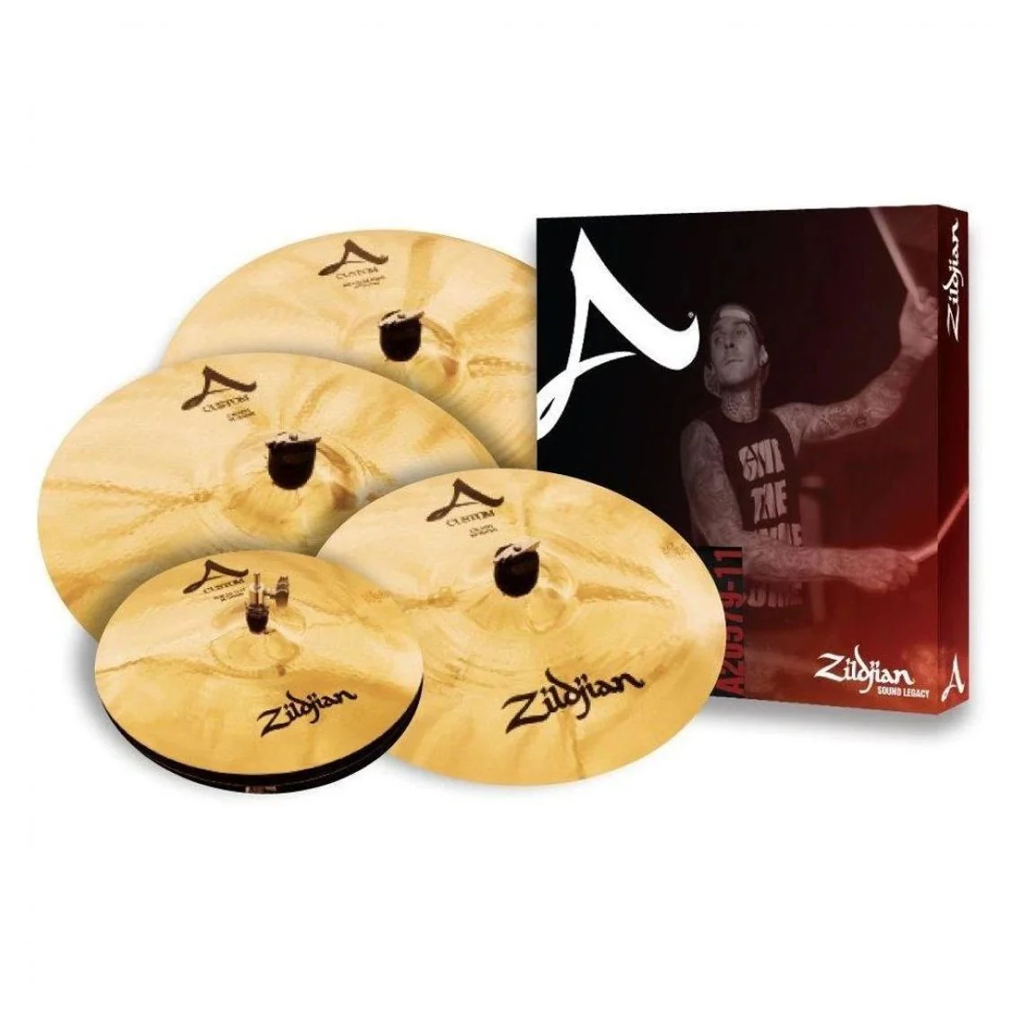 Zildjian A Custom Matched Cymbal Set with FREE 18" Crash