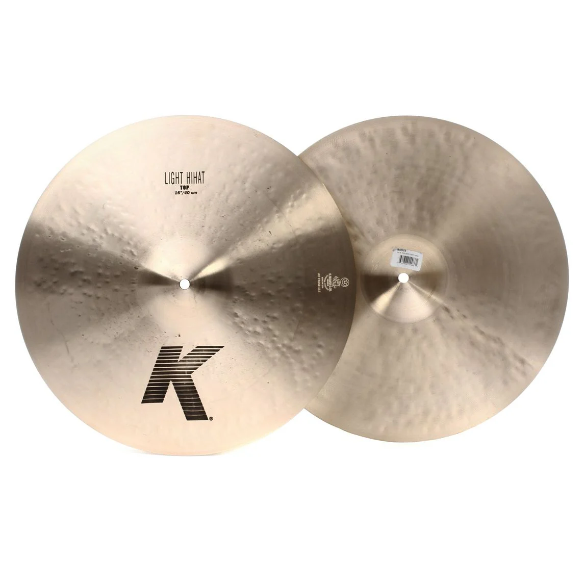 Zildjian K 16inch Light HiHat Cymbals Pair