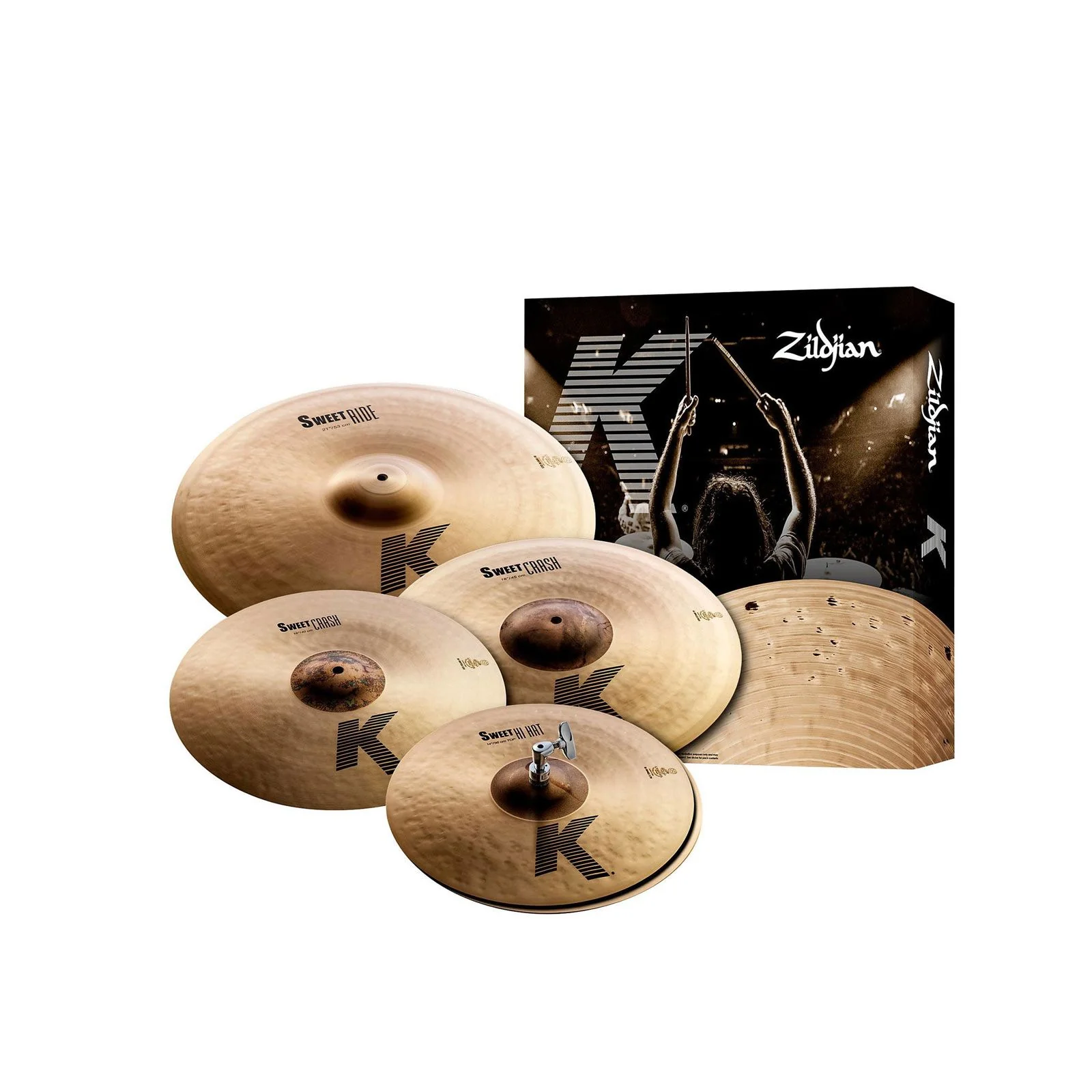 Zildjian K Sweet Cymbal Pack (14/16/18/21)