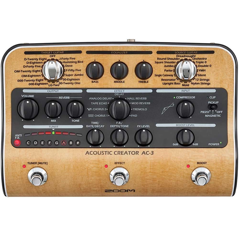 Zoom AC-3 Acoustic Creator Effects & Amp Simulator