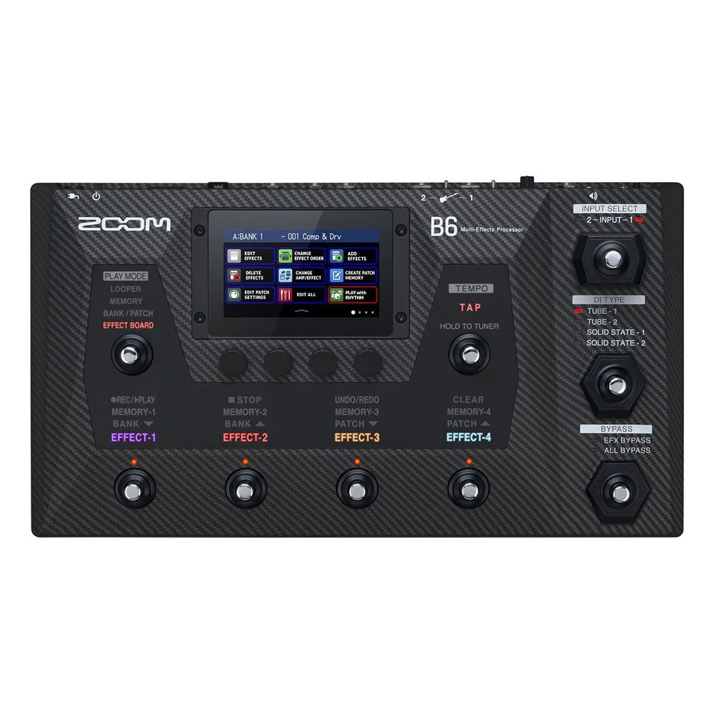 Zoom B6 Bass Effects & Simulator