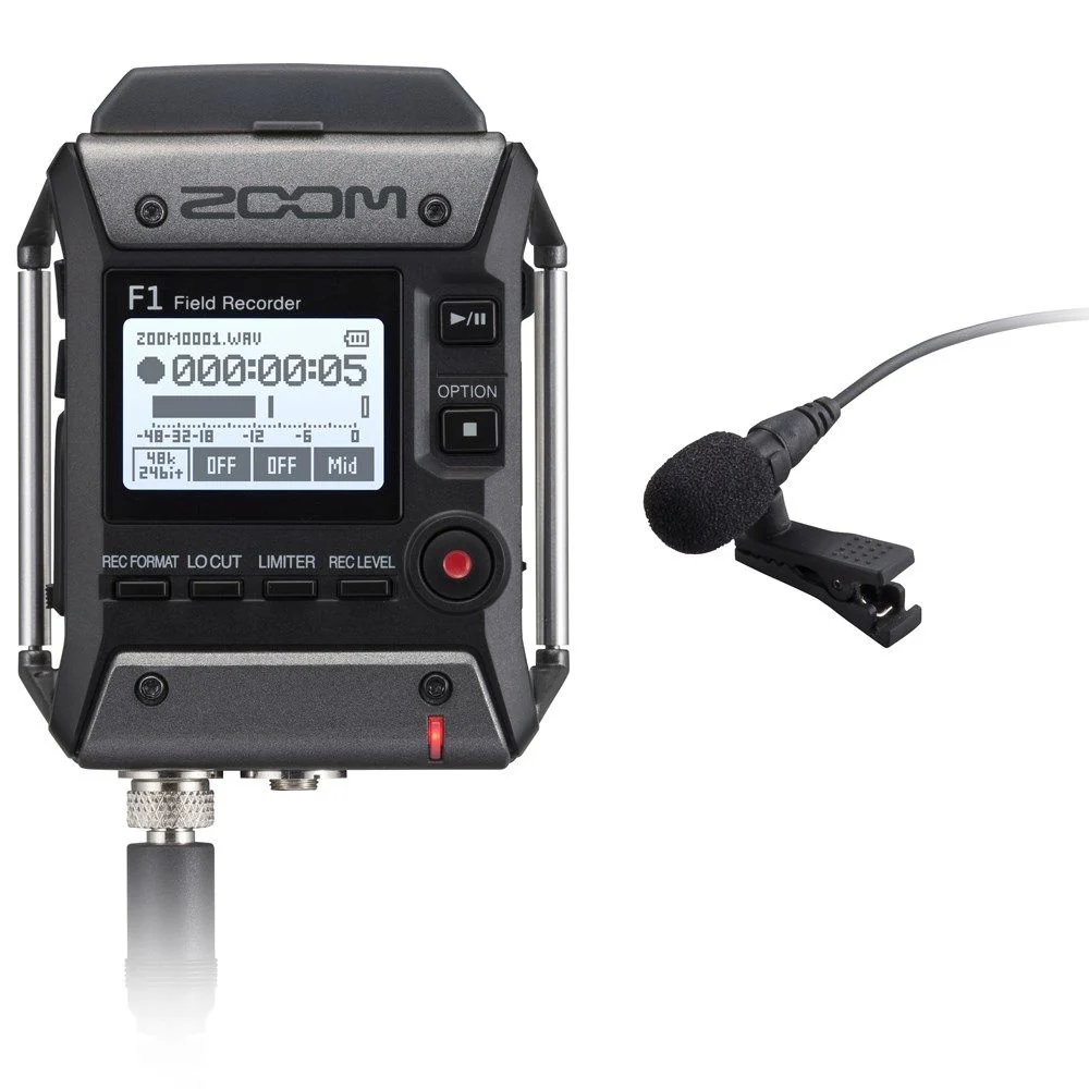 Zoom F1-LP F1 Field Recorder + LMF1 Lavalier Mic