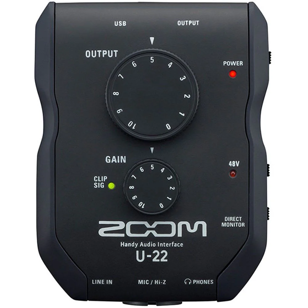 Zoom U22 2-In/2-out Handy Audio Interface